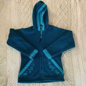 Vintage Patagonia Hooded Fleece - Teal - Women’s M